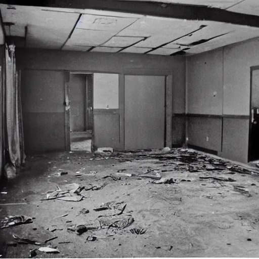 Image similar to a photograph of a room where nothing is recognizable. nobody can name anything in the image.