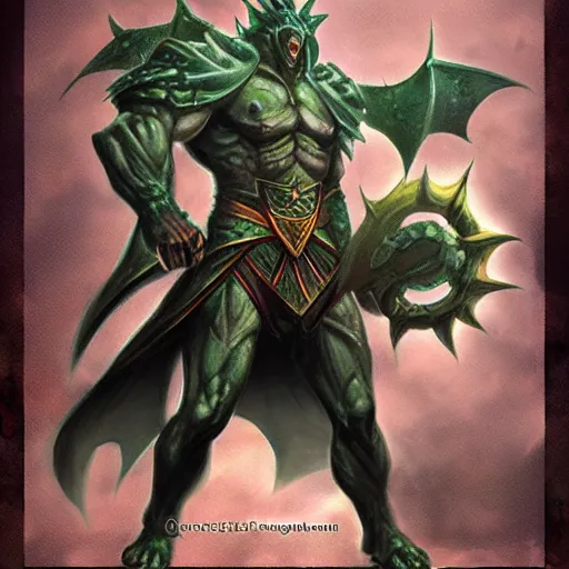 Image similar to thunder dragon colossus, character concept in the style of keith thompson, magic the gathering art