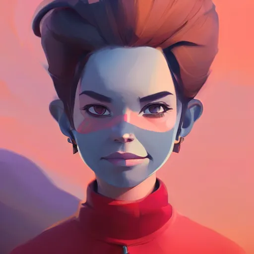 Image similar to face icon stylized minimalist m. a. s. h., loftis, cory behance hd by jesper ejsing, by rhads, makoto shinkai and lois van baarle, ilya kuvshinov, rossdraws global illumination