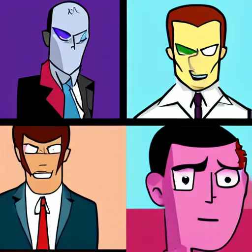 Prompt: american psycho in the steven universe art style