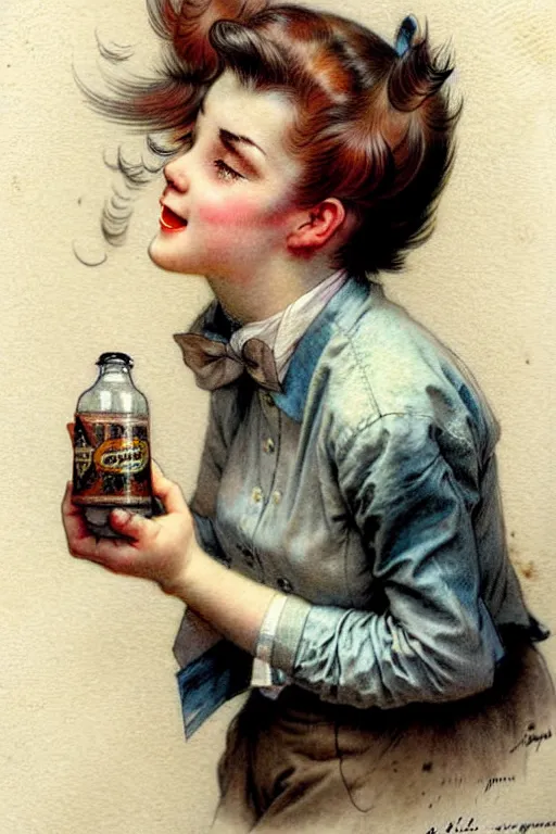 Image similar to ( ( ( ( ( 1 9 5 0 s energy drink. muted colors. ) ) ) ) ) by jean - baptiste monge!!!!!!!!!!!!!!!!!!!!!!!!!!!!!!