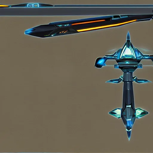 Image similar to A new Photon Arts weapon from the game Phantasy Star Online 2, HDRI, in game render