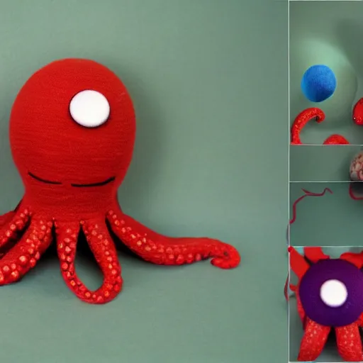 Prompt: octopus inspired by little big planet