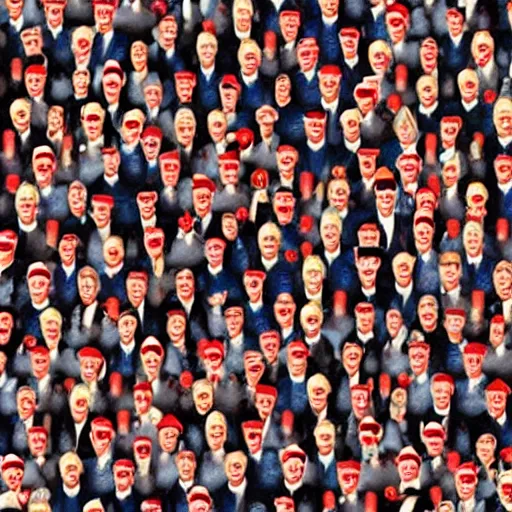 Prompt: where's wally, but wally is nowhere