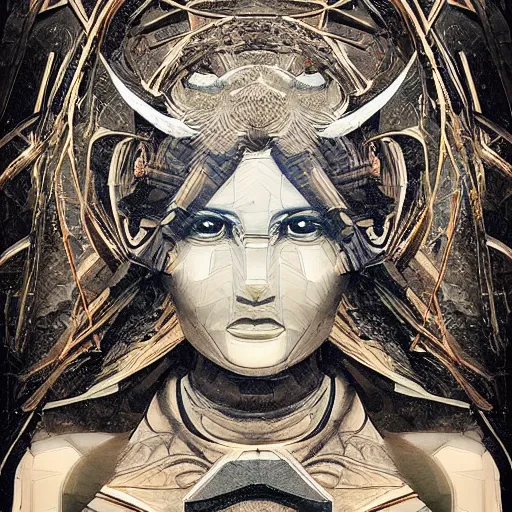 Prompt: A digital masterpiece illustration concept art of fractured obsidian greek statue of a very beautiful goddess fixed with kintsugi, beautiful eyes, symmetrical face, symmetrical body, greek doric ionic corinthian base, taiga landscape + inspired art by by WLOP + Extremely detailed and intricate complexity + epic composition, magical atmosphere, cinematic lighting + wide long shot, wide angle + trending on artstation + 8k