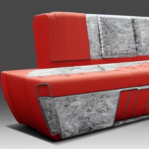 Prompt: couch as a transformer