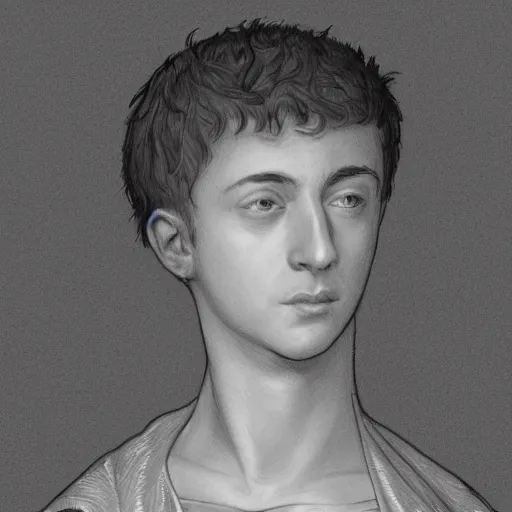 Prompt: portrait of young Baldwin IV according to Willem of Tyre, dynamic lighting, cinematic, establishing shot, extremely high detail, photo realistic, cinematic lighting, intricate line drawings, 8k resolution