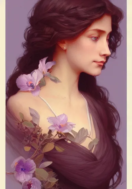 Image similar to violet myers, intricate, elegant, highly detailed, digital painting, artstation, concept art, smooth, sharp focus, illustration, art by artgerm and greg rutkowski and alphonse mucha and william - adolphe bouguereau