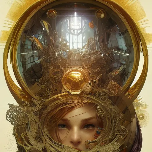 Image similar to a highly detailed digital image of an imagination creation machine, concept art, artstation, cgsociety, very detailed, intricate, detailed illustration, by artgerm and greg rutkowski and alphonse mucha, product lighting, sharp, smooth, masterpiece