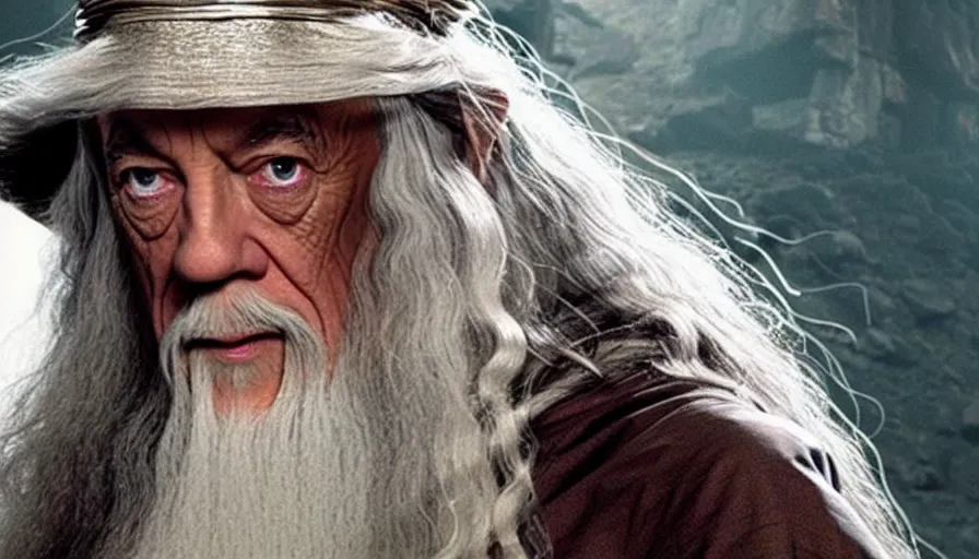 Image similar to still of gandalf in the movie'' kung pow 2'' ( 2 0 2 6 )