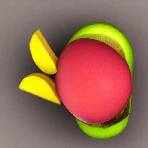 Image similar to a strange alien fruit, photorealistic, 8 k, food photography, trending on artstation