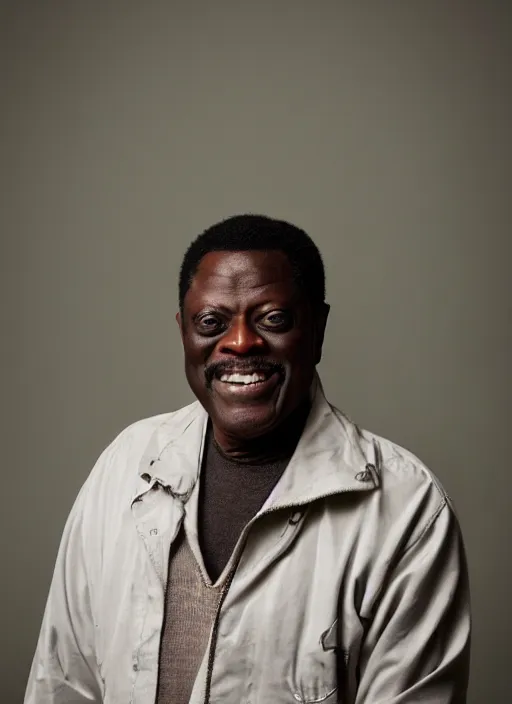 Image similar to DSLR photo portrait still of 64 year old age 64 Bernie Mac at age 64!!!, 85mm f1.8