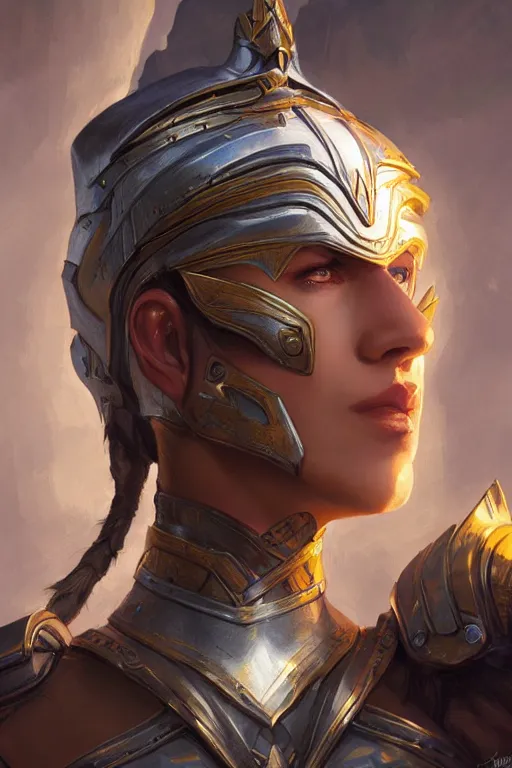 Image similar to amazon valkyrie athena, d & d, fantasy, portrait, highly detailed, headshot, digital painting, trending on artstation, concept art, sharp focus, illustration, art by artgerm and greg rutkowski and magali villeneuve