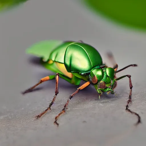 Image similar to rose chafer in different hdri lighting conditions realistic render digital art