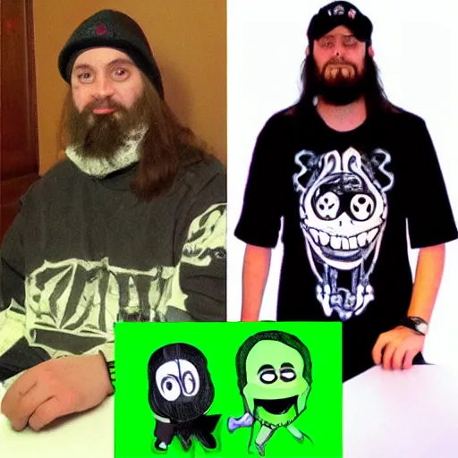 Prompt: proof that vinesauce vinny and joel vargskelethor are the same person