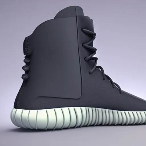 Prompt: A new design for a Yeezy shoe, revealed 3022, octane render, professional lighting, unreal engine 5