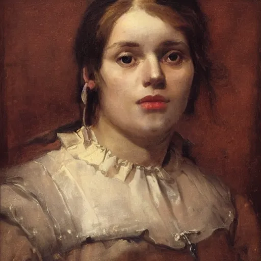 Image similar to photo of young woman by jan matejko