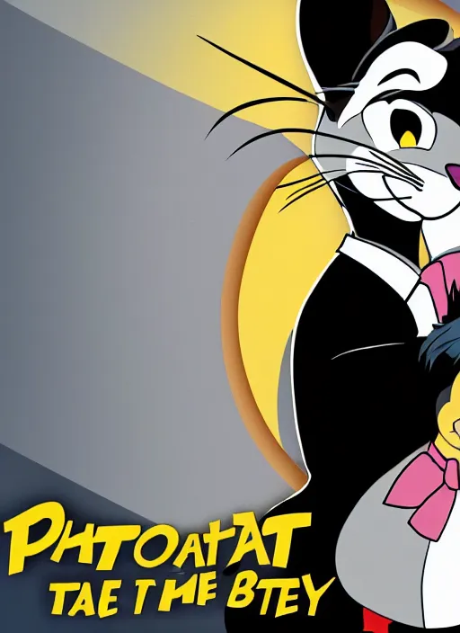 Image similar to Portrait of Christian Bale in the style of cartoon Tom and Jerry. 8k Resolution