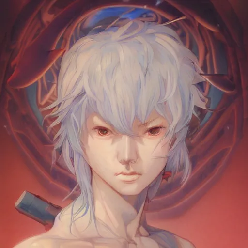 Image similar to prompt : ragnarok online portrait soft light painted by james jean and katsuhiro otomo and erik jones, inspired by akira anime, smooth face feature, intricate oil painting, high detail illustration, sharp high detail, manga and anime 1 9 9 9
