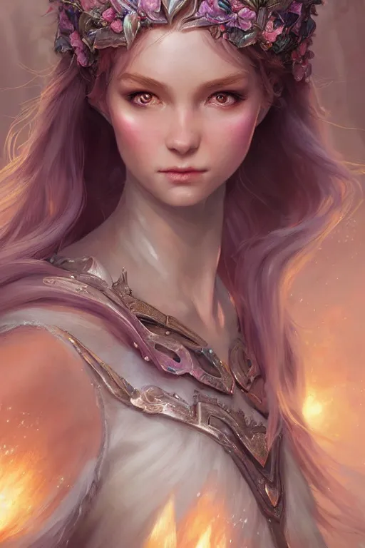 Image similar to fairy princess, highly detailed, d & d, fantasy, highly detailed, digital painting, trending on artstation, concept art, sharp focus, illustration, art by artgerm and greg rutkowski and fuji choko and viktoria gavrilenko and hoang lap