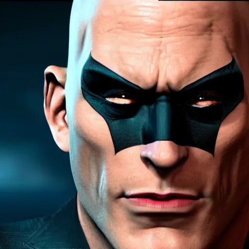 Image similar to Johnny sins as Batman 4K quality super realistic photorealism