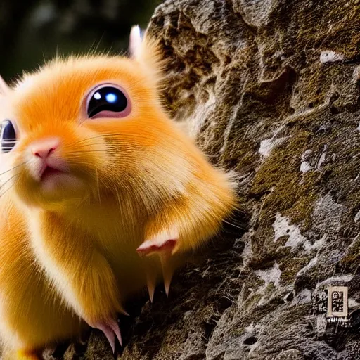 Image similar to national geographic photo of raichu, pokemon in the wild, intricate, portrait, 8 k highly professionally detailed, hdr, award winning