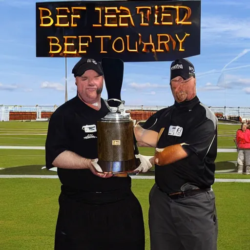 Prompt: beef trophy