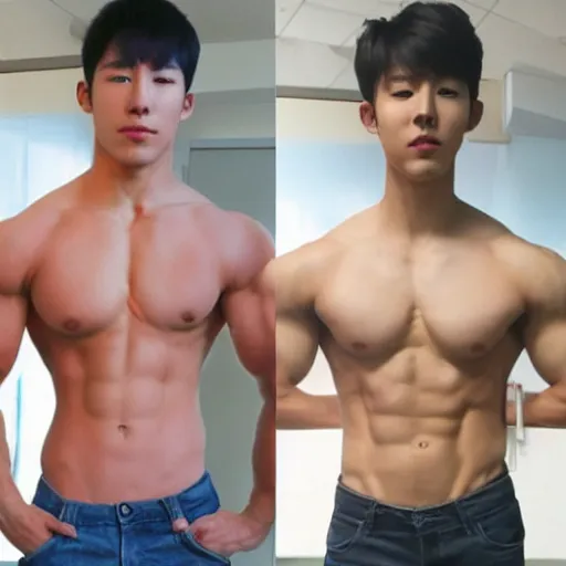 Image similar to korean muscle boy 2 0 years old