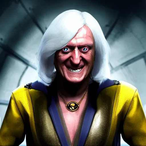 Prompt: jimmy savile as mortal kombat 1 1 game character boss, unreal engine, realistic,