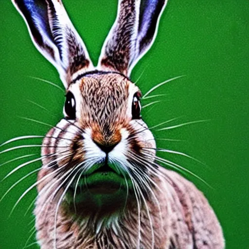 Image similar to a hare - cat - hybrid, animal photography