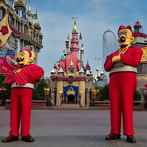 Prompt: communist disneyland