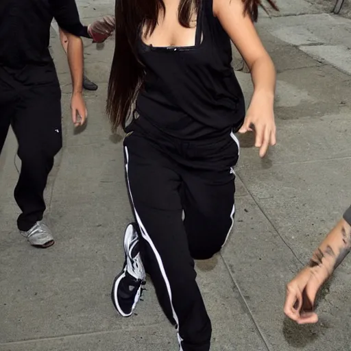 Prompt: selena gomez as a ninja