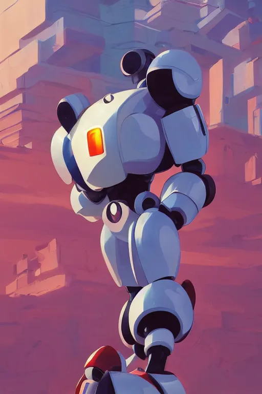 Image similar to metabots medabots medarotto medarot robot minimalist comics, behance hd by jesper ejsing, by rhads, makoto shinkai and lois van baarle, ilya kuvshinov, rossdraws global illumination ray tracing hdr radiating a glowing aura