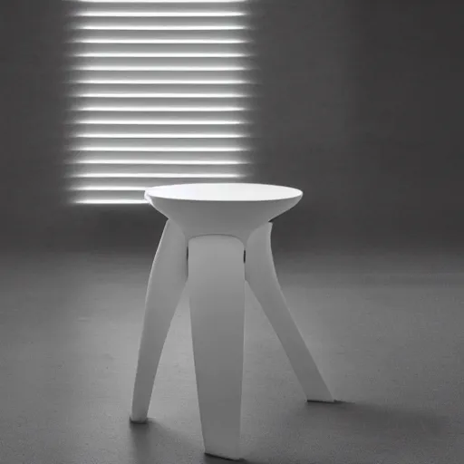 Image similar to the ufo stool by tadao ando