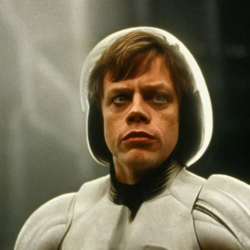 Prompt: mark hamill in ridley scott's alien