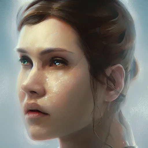 Prompt: portrait of a woman by greg rutkowski, leia organa, star wars expanded universe, she is about 2 0 years old, highly detailed portrait, digital painting, artstation, concept art, smooth, sharp foccus ilustration, artstation hq