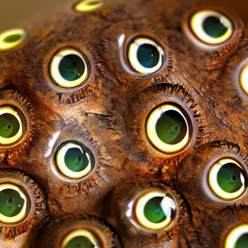 Prompt: eyeballs with sharp teeth, detailed, 4k resolution, reflections, high quality