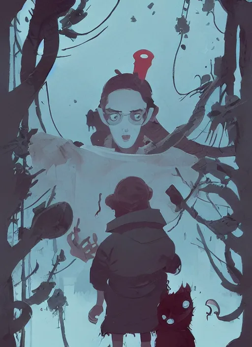 Prompt: poster movie called the children butcher, by atey ghailan, james gilleard, by joe fenton, by greg rutkowski, by greg tocchini, by kaethe butcher, 8 k, hd