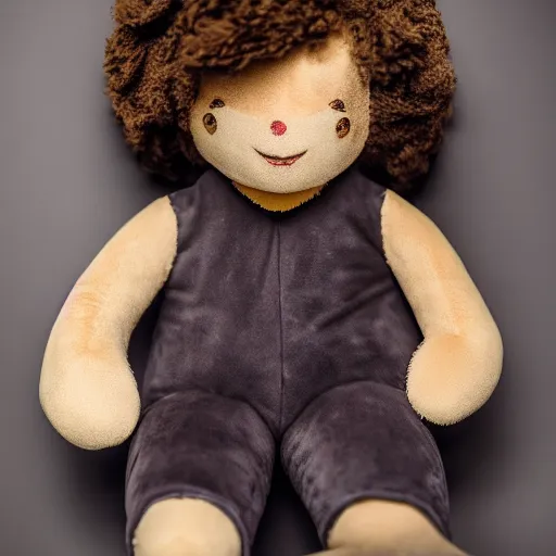 Image similar to Jesus plush doll, 8k, photography, studio photo