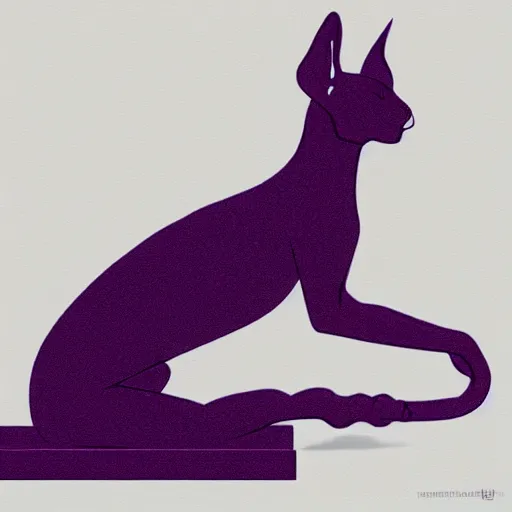 Prompt: sphynx cat doing yoga in a temple, illustration, digital art, trending on artstation