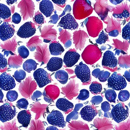 Image similar to blue strawberry