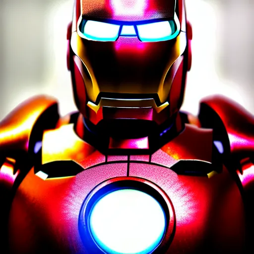 Image similar to minion iron man, hyperrealistic render, highly detailed, 4k, artstation