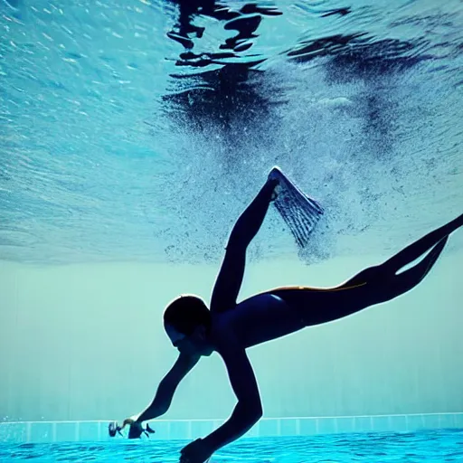 Image similar to perfect dive, swimming