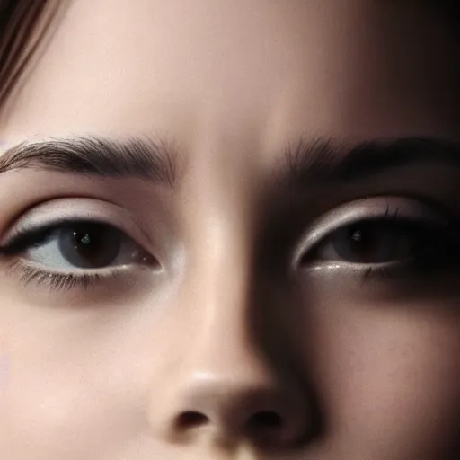 Prompt: emma watson, half japanese, portrait, close up, shallow depth of field, award winning,