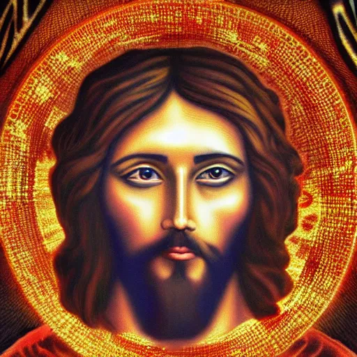 dmt visual of jesus 4 k quality super realistic | Stable Diffusion ...