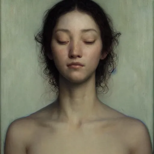 Prompt: epic masterpiece full body portrait a beautiful 7 months pregnant woman crying in shame, beautiful face and flawless skin, by Edgar Maxence and Ross Tran and Michael Whelan