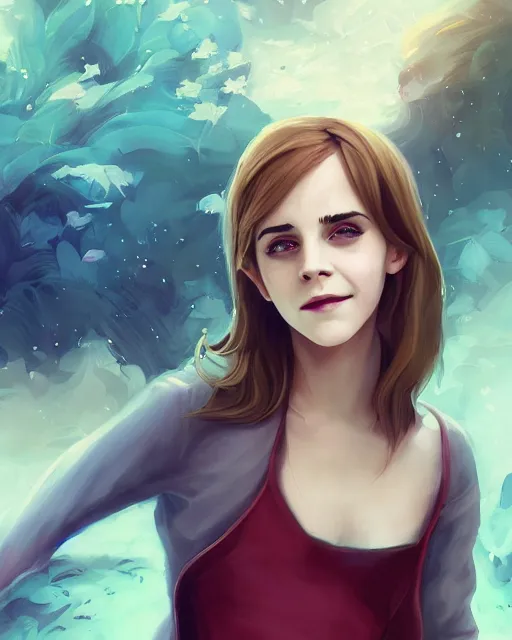 Prompt: beautiful full body Emma Watson smiling, art by Annegret Soltau, lois van baarle and loish and ross tran and rossdraws and sam yang and samdoesarts and artgerm, digital art, highly detailed, intricate, sharp focus, Trending on Artstation HQ, deviantart, unreal engine 5, 4K UHD image, 3D unreal 5, DAZ, hyperrealistic, octane render, cgsociety, Photolab, Lightroom, 4K, Dolby Vision, Photography Award, Irving Penn, Irving Penn , Irving Penn , Irving Penn