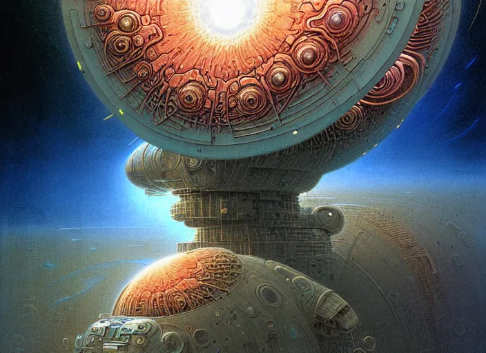 Image similar to design only! 2 0 5 0 s retro future art 1 9 7 0 s science fiction borders lines decorations space machine, mech, robot. muted colors. by jean - baptiste monge, ralph mcquarrie, marc simonetti, 1 6 6 7. mandelbulb 3 d, fractal flame, jelly fish, coral, cinematic lightning