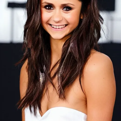 Image similar to nina dobrev as an 👌 emoji