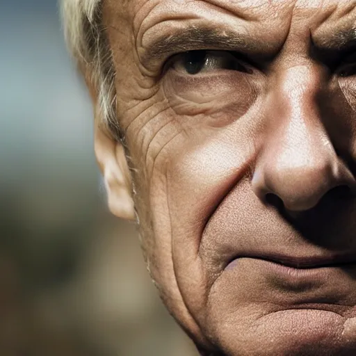 Image similar to Arsene Wenger in Breaking Bad, cinematic, epic, focused, high detail, 8k, dramatic